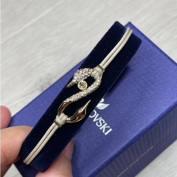 Swarovski Power Collection Hook Bracelet Beige - Picture 6 of 7